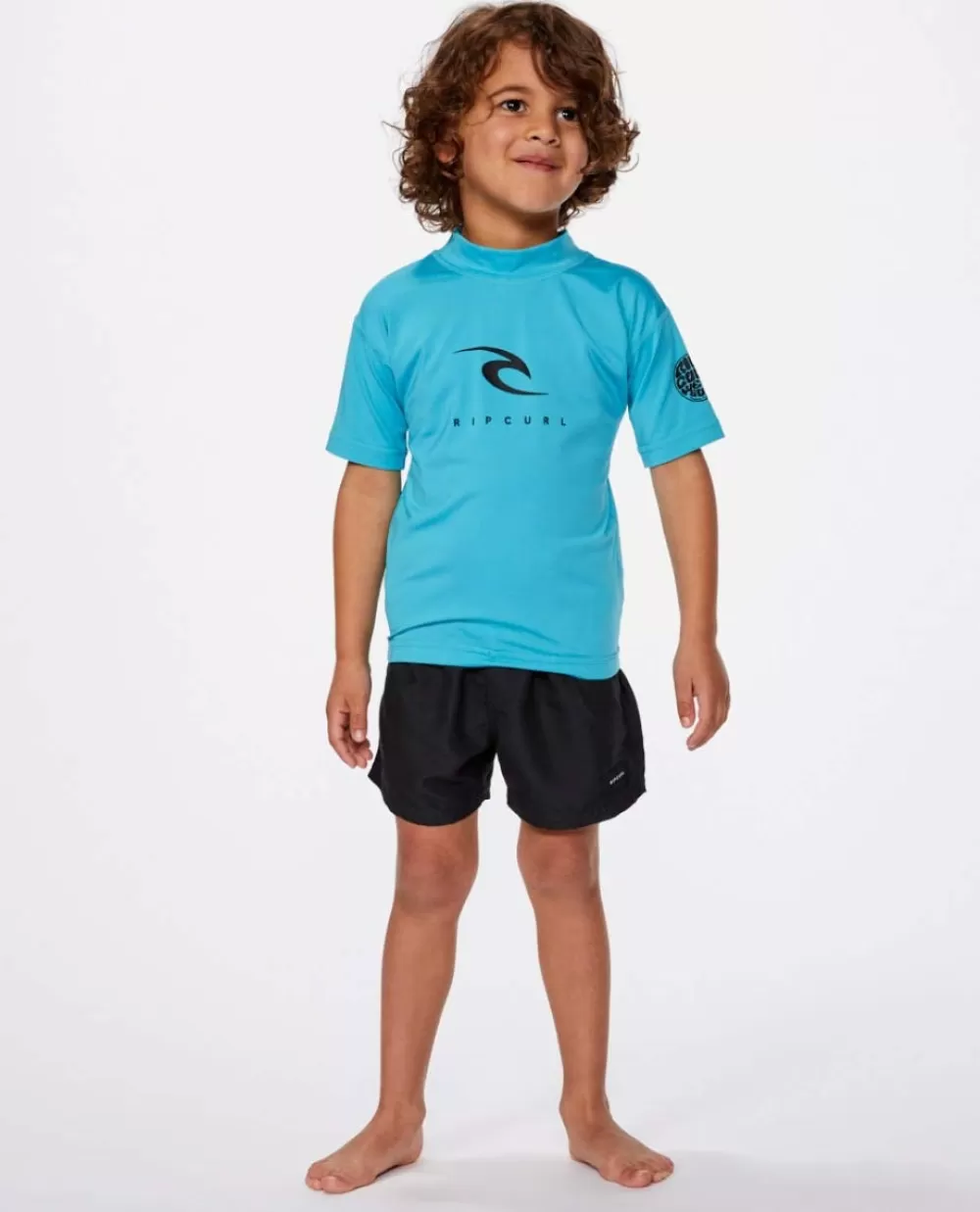 Rip Curl FATOS DEMERGULHOPARA RAPAZ | Camisolas em rash e casacos>Camisola De Licra Corps Grom De Manga Curta
