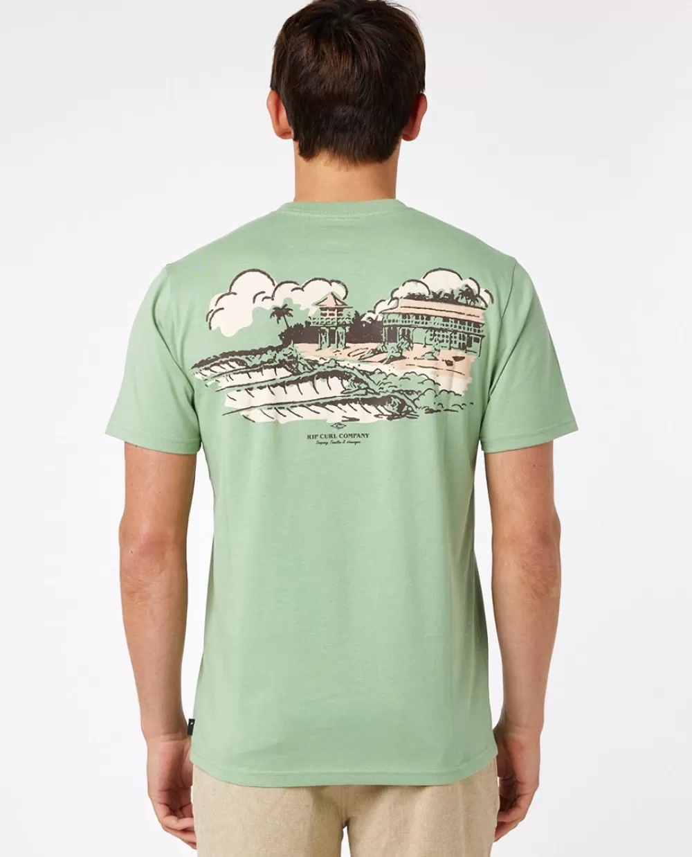 Rip Curl T-shirts e manga cava>Camisola De Licra Day Break De Manga Curta Para Rapariga Bone