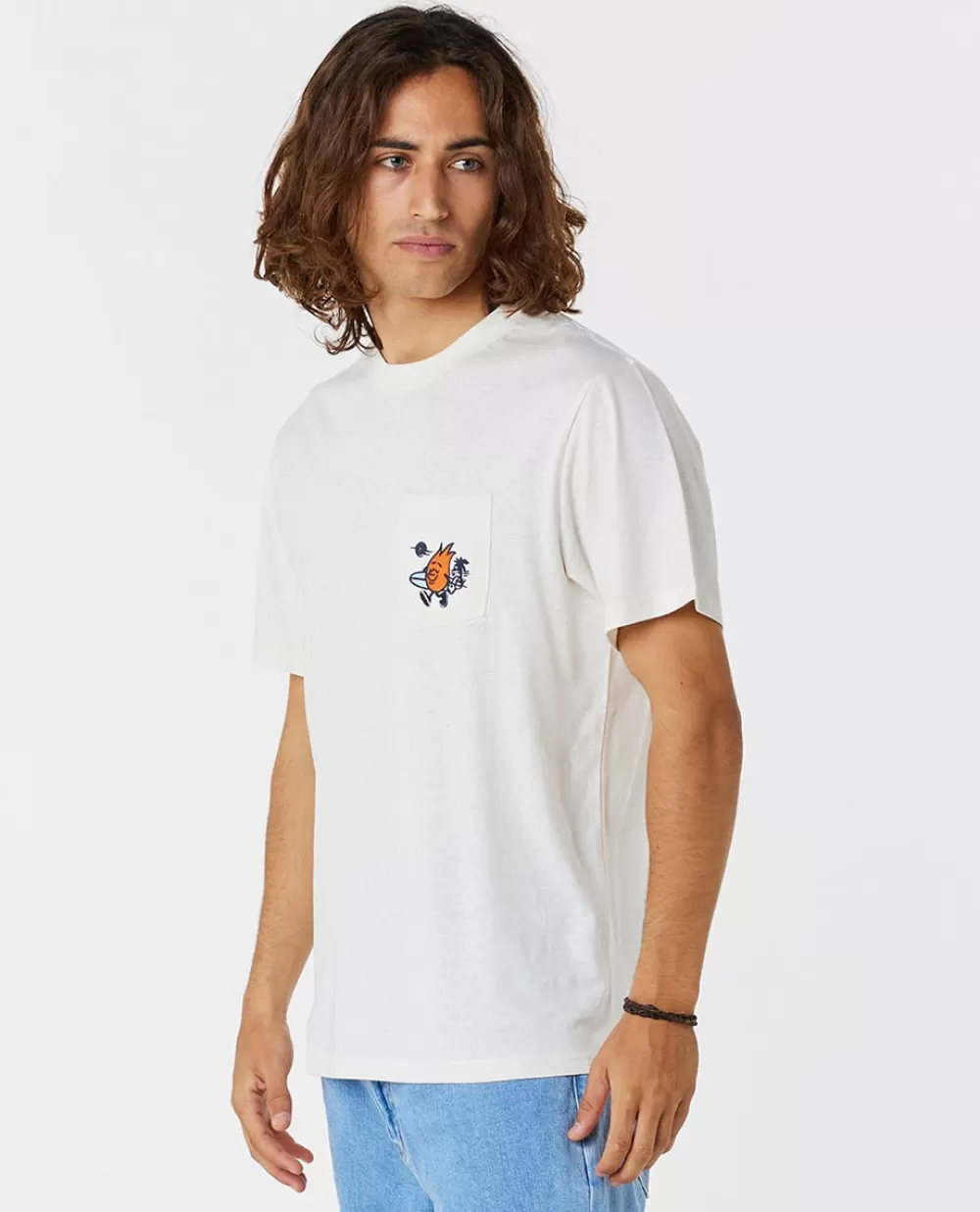 Rip Curl T-shirts e manga cava>Camisola De Licra Day Break De Manga Curta Para Rapariga Bone