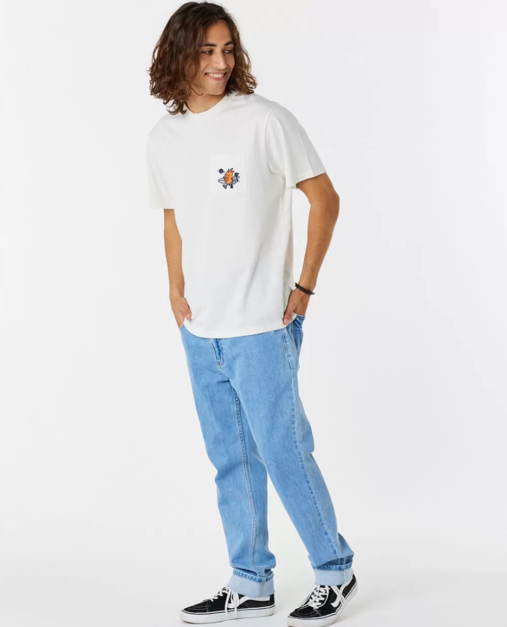 Rip Curl T-shirts e manga cava>Camisola De Licra Day Break De Manga Curta Para Rapariga Bone