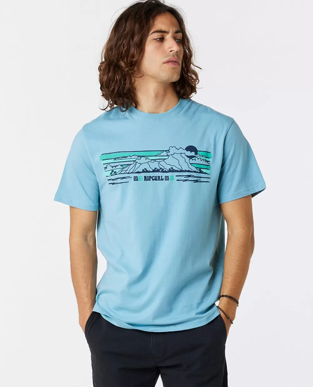 Rip Curl T-shirts e manga cava | Vestuário>Camisola De Licra Day Break De Manga Curta Para Rapariga