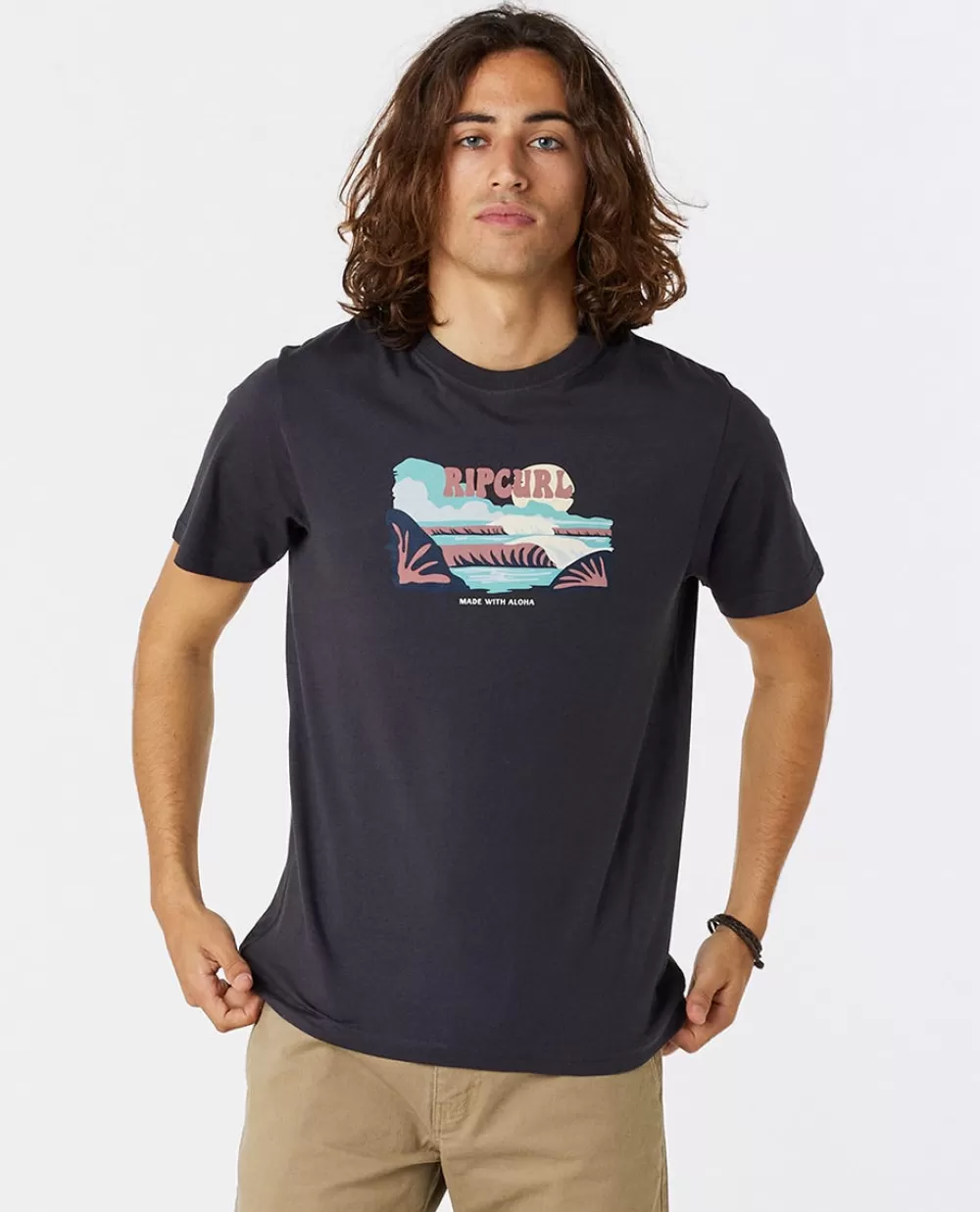 Rip Curl T-shirts e manga cava | Vestuário>Camisola De Licra Day Break De Manga Curta Para Rapariga
