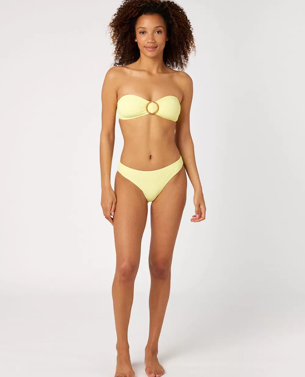 Rip Curl FATOS DEBANHO | Partes de baixo de biquínis>Camisola De Licra Day Break De Manga Curta Para Rapariga Light Yellow