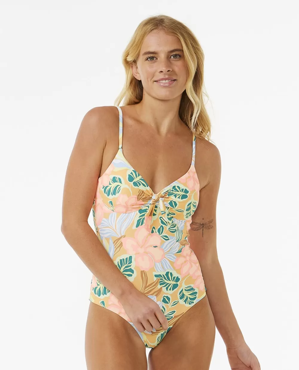 Rip Curl FATOS DEBANHO | Uma peça e conjuntos>Camisola De Licra Day Break De Manga Curta Para Rapariga