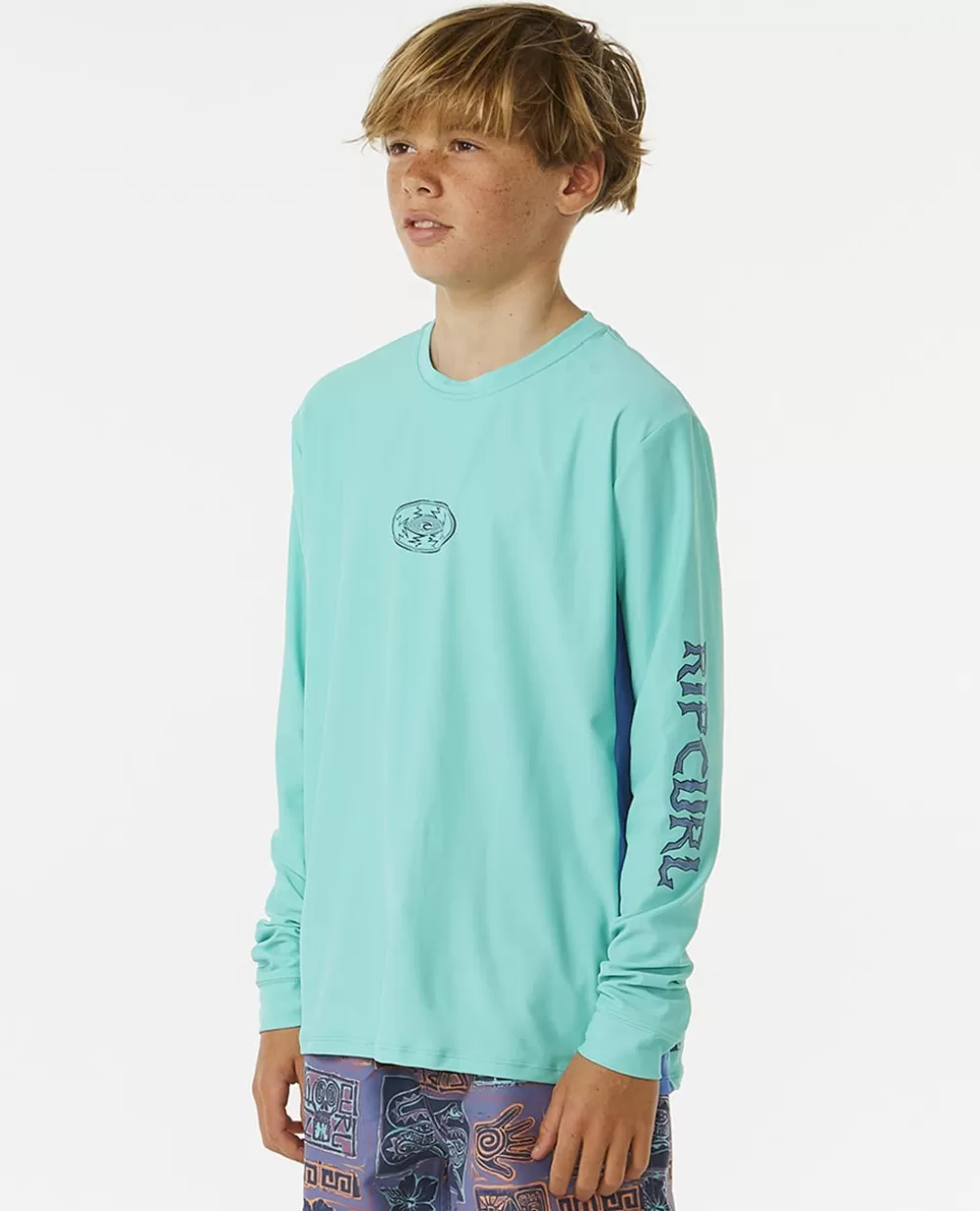 Rip Curl FATOS DEMERGULHOPARA RAPAZ | Camisolas em rash e casacos>Camisola De Licra Day Break De Manga Curta Para Rapariga Aqua