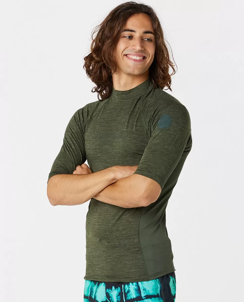 Rip Curl ROUPA DE MERGULHO | Camisolas em rash>Camisola De Licra De Manga Curta Dawn Patrol UPF Perf