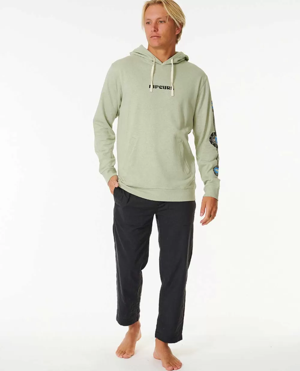 Rip Curl Vestuário | Camisolas com capuz e pulôvers>Camisola Em Velo Com Capuz Salt Water Culture Sun Beams Sage