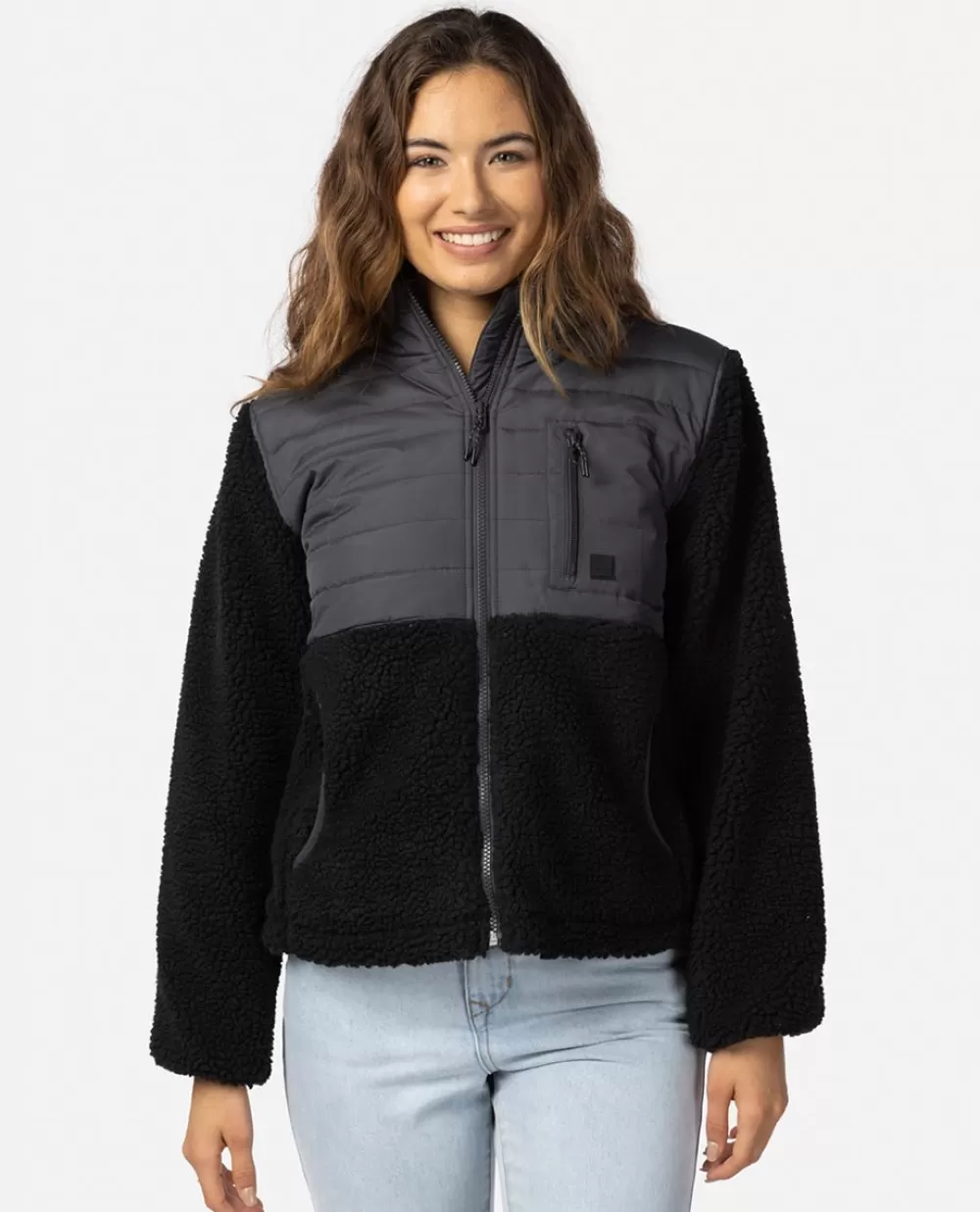 Rip Curl VESTUÁRIO | Camisolas com capuz e pulôveres>Camisola Em Velo Com Fecho De Correr Anti-Series Anoeta
