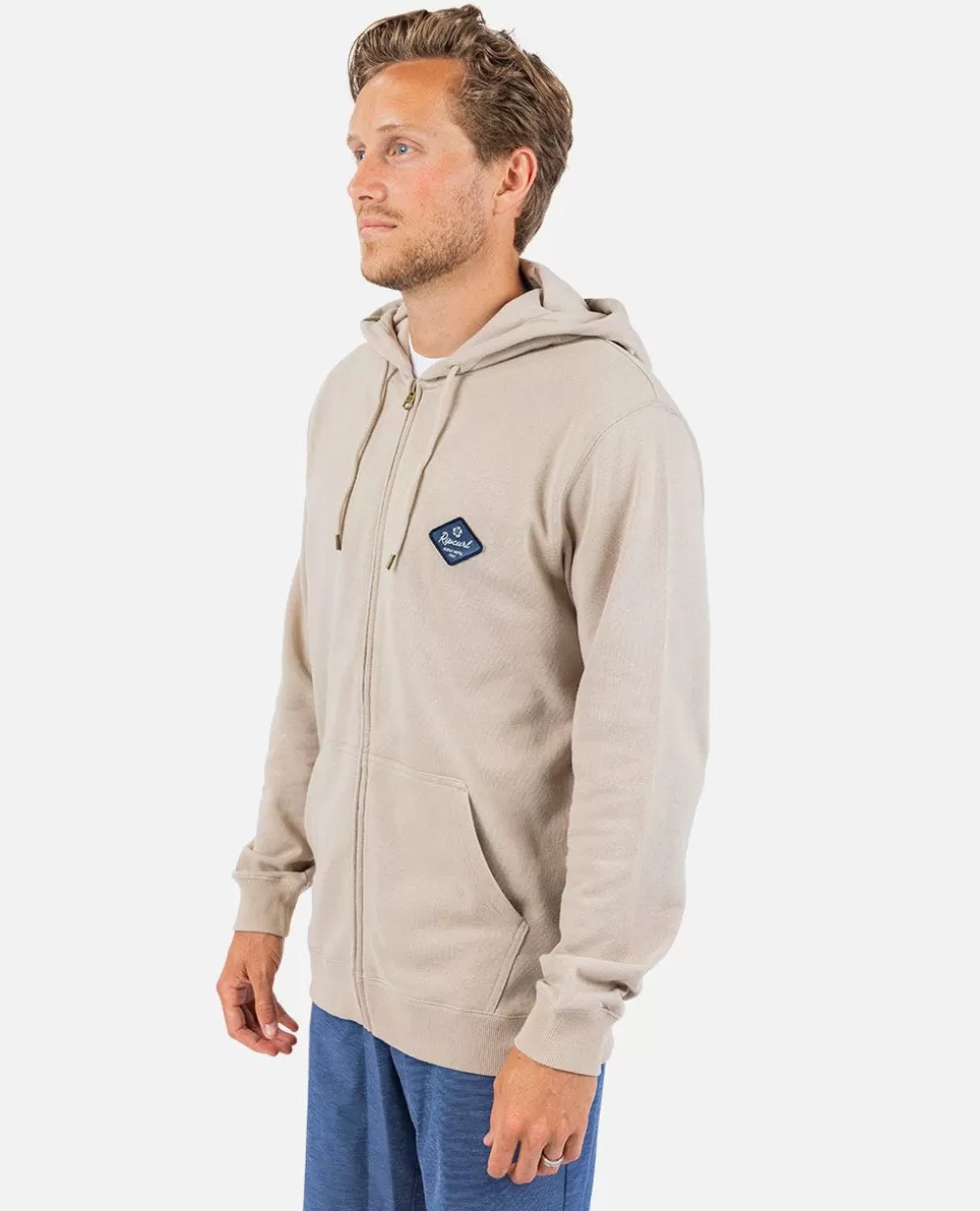 Rip Curl Vestuário | Camisolas com capuz e pulôvers>Casaco Com Capuz Aloha Hotel Com Fecho De Correr Taupe
