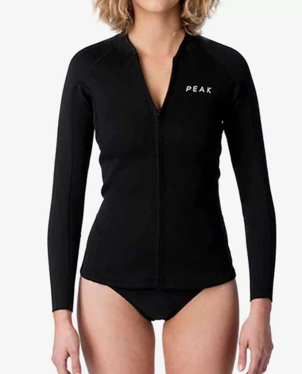 Rip Curl Fatos de mergulho Peak>Casaco Peak Energy Mulher Com Manga Comprida E Fecho à Frente Black