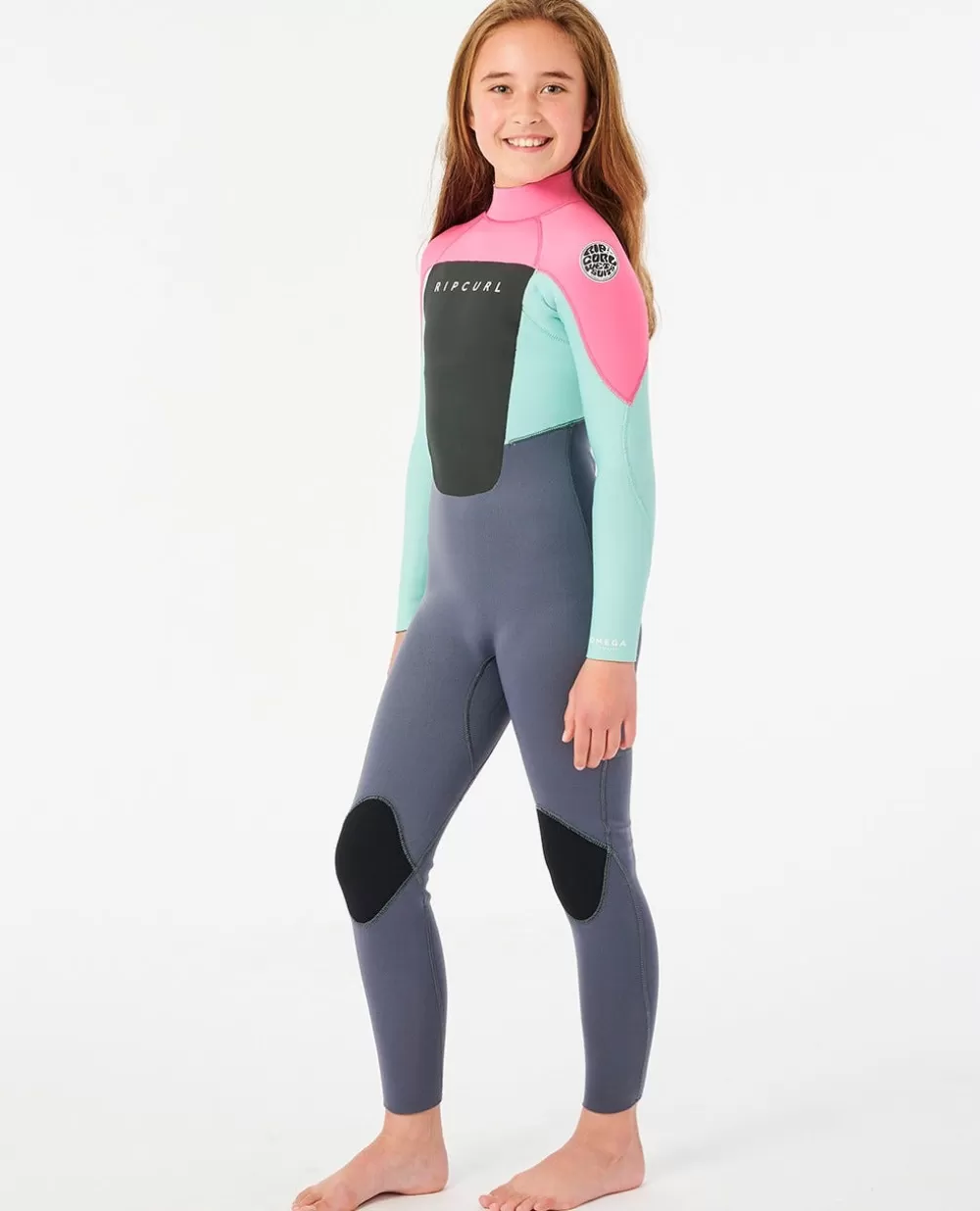 Rip Curl FATOS DEMERGULHOPARA RAPAZ | Steamers>Fato De Mergulho Com Fecho De Correr Atrás 3/2 Para Rapaz Omega