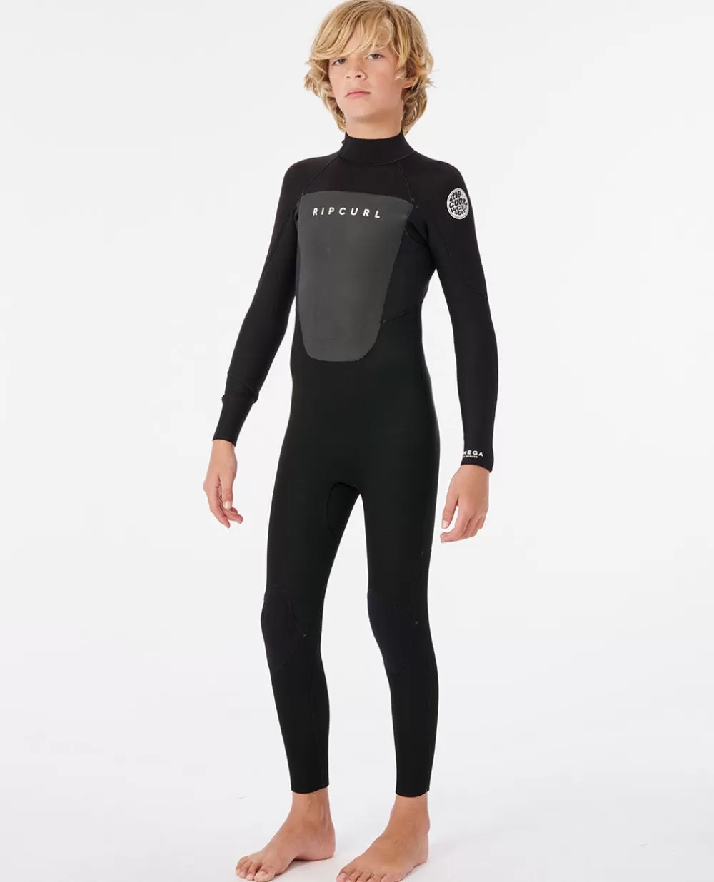 Rip Curl FATOS DEMERGULHOPARA RAPAZ | Steamers>Fato De Mergulho Com Fecho De Correr Atrás 3/2 Para Rapaz Omega