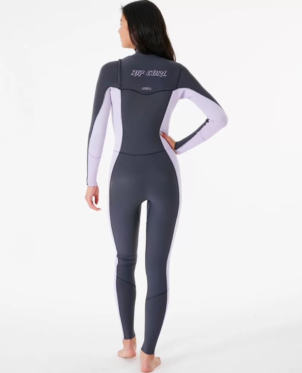 Rip Curl ROUPA DEMERGULHO | Fatos completos>Fato De Mergulho Dawn Patrol 3/2 Com Fecho De Correr No Peito Para Mulher Charcoal Grey