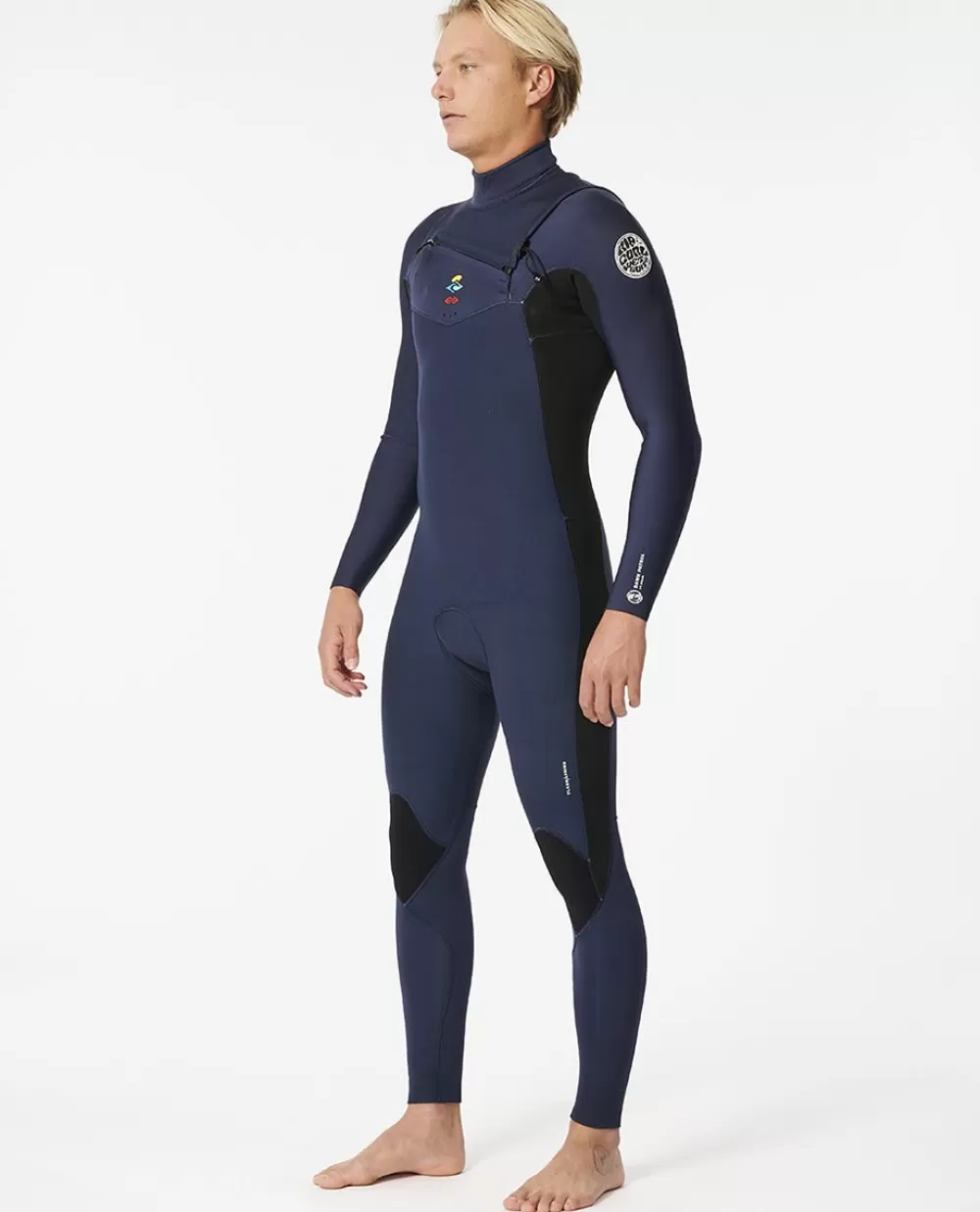 Rip Curl ROUPA DE MERGULHO | Fatos completos>Fato De Mergulho Dawn Patrol 4/3 Com Fecho De Correr No Peito