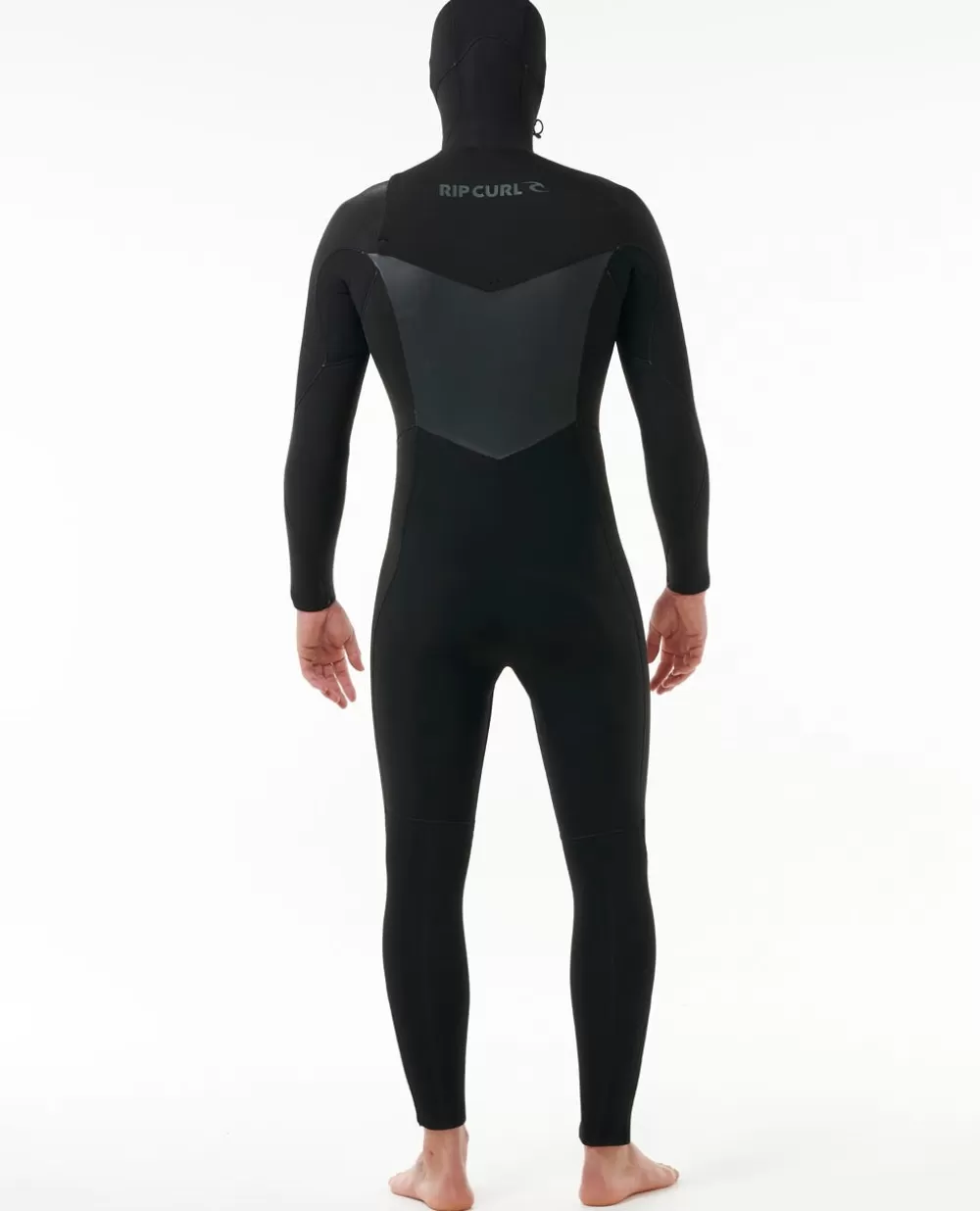 Rip Curl ROUPA DE MERGULHO | Fatos completos>Fato De Mergulho Dawn Patrol 5/4 Com Capuz E Fecho De Correr No Peito Black