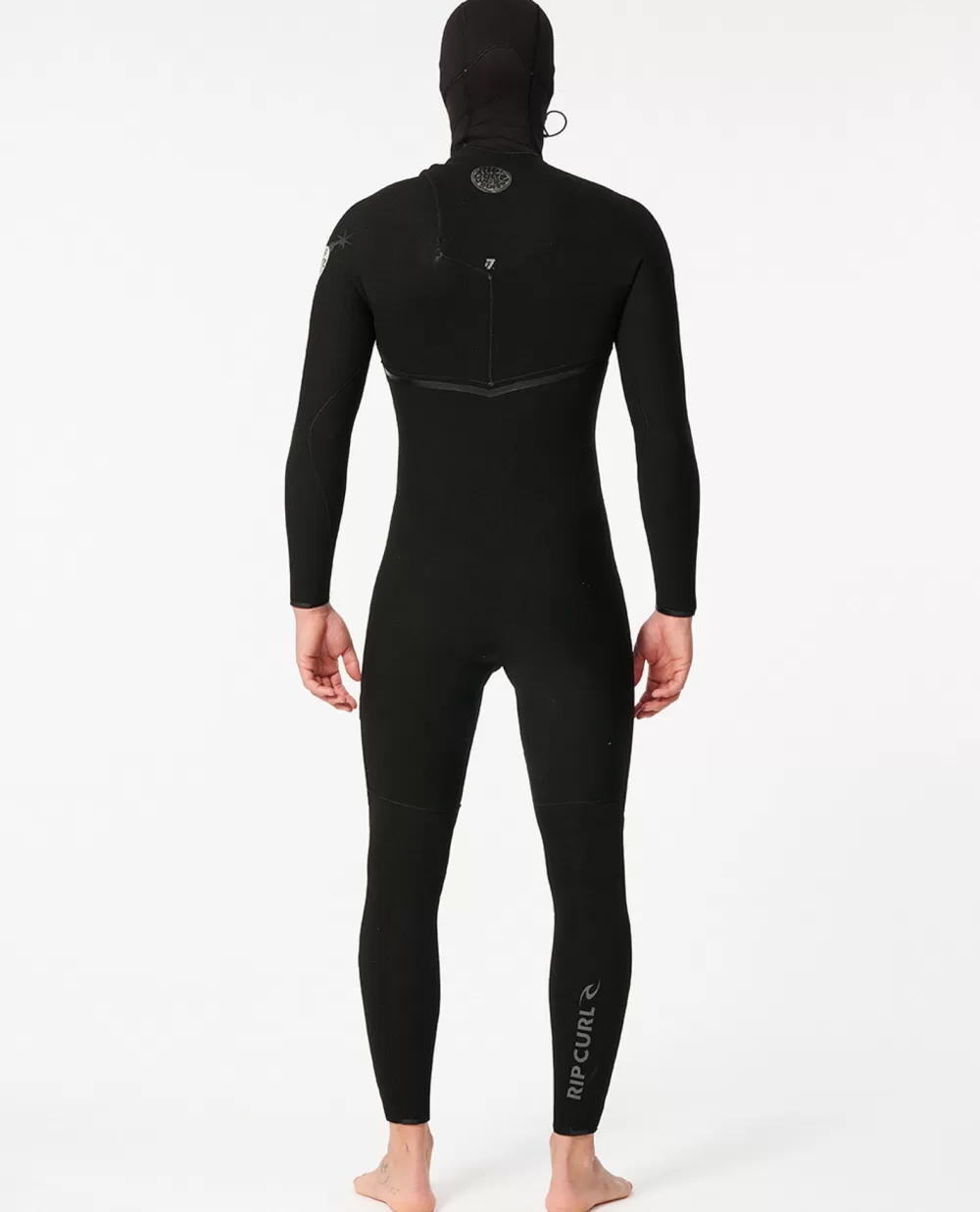 Rip Curl ROUPA DE MERGULHO | Fatos completos>Fato De Mergulho E Bomb 5/4 Com Capuz E Sem Fecho De Correr Black
