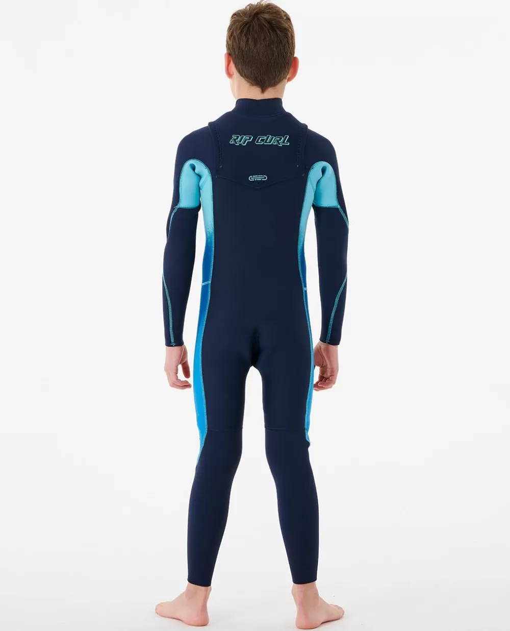Rip Curl ROUPA DE MERGULHO | Fatos completos>Fato De Mergulho Júnior Dawn Patrol 3/2 Com Fecho No Peito Navy