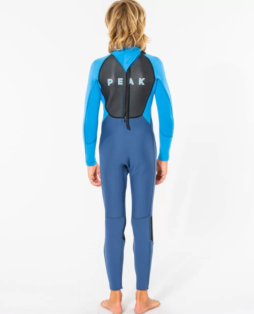 Rip Curl FATOS DEMERGULHOPARA RAPAZ | Fatos de mergulho Peak>Fato De Mergulho Júnior Peak Energy 3/2 Com Fecho De Correr Atrás Blue