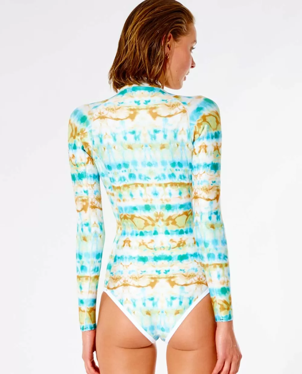 Rip Curl ROUPA DEMERGULHO | Fatos de primavera>Fato De Primavera Cheeky Com Fecho De Correr à Frente E Manga Comprida G Bomb Light Aqua