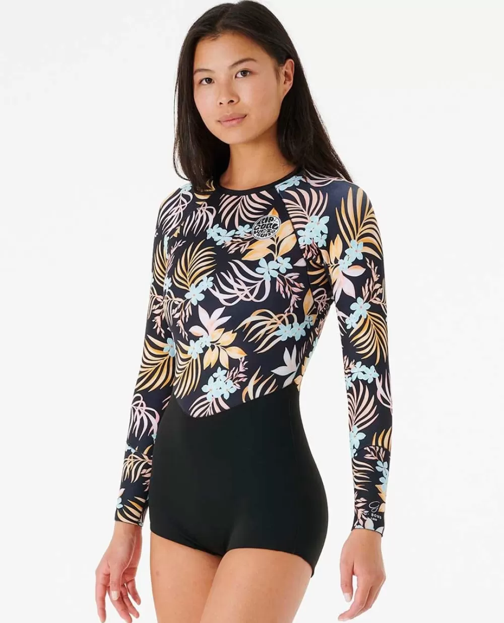 Rip Curl ROUPA DEMERGULHO | Fatos de primavera>Fato De Primavera De Manga Comprida E Calção 1mm G Bomb Black/Gold
