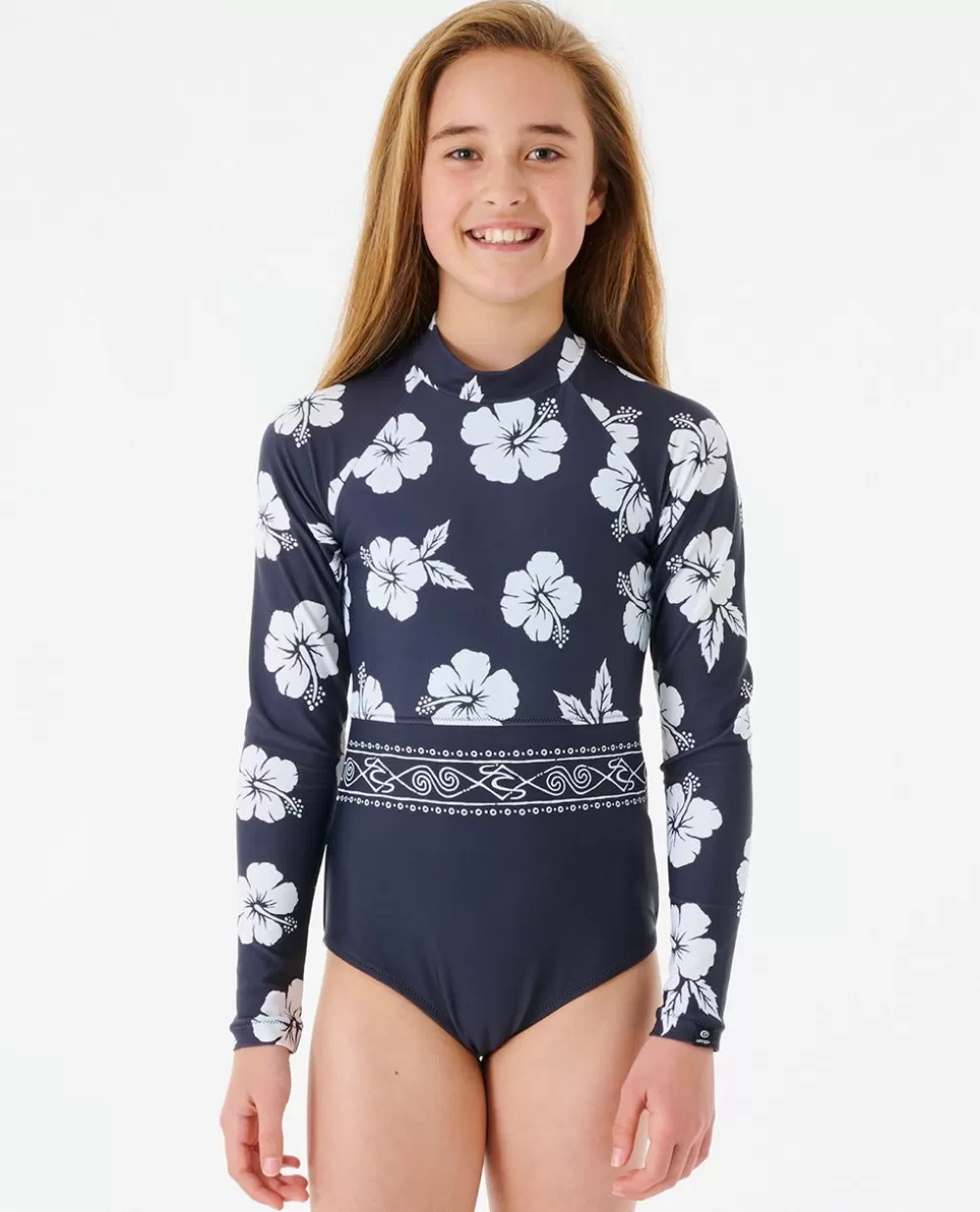 Rip Curl FATOS DEMERGULHOPARARAPARIGA | Camisolas em rash e casacos>Fato De Surf Desert Waves De Manga Comprida Para Rapariga Shell Coral