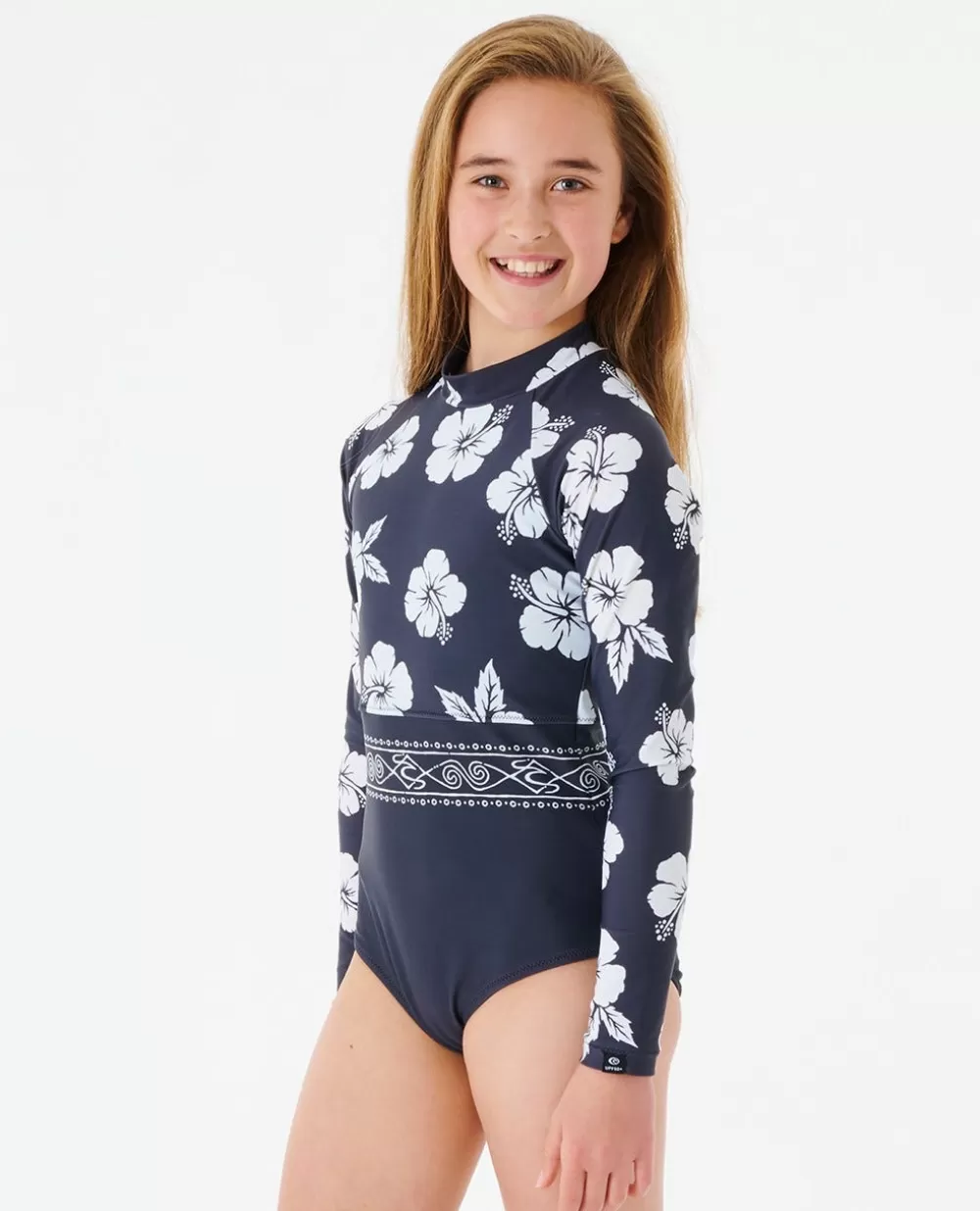 Rip Curl FATOS DEMERGULHOPARARAPARIGA | Camisolas em rash e casacos>Fato De Surf Desert Waves De Manga Comprida Para Rapariga Shell Coral