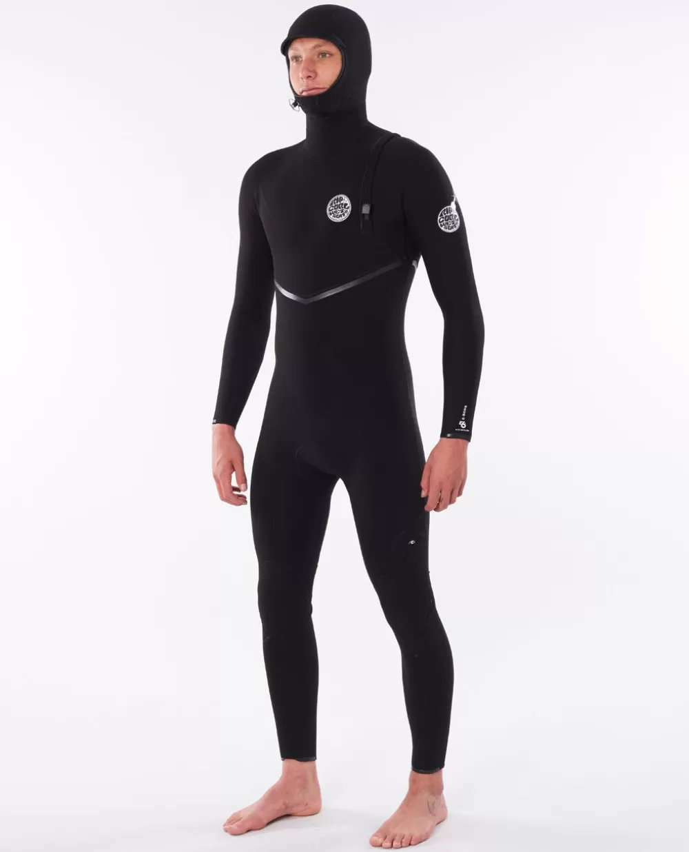 Rip Curl ROUPA DE MERGULHO | Fatos completos>Fato De Surf E Bomb 43 Zip Free Hood (2022) Black