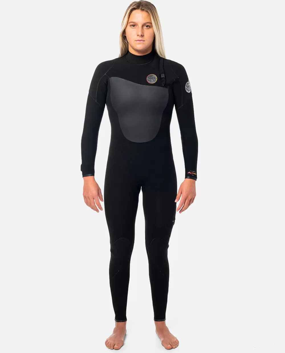 Rip Curl ROUPA DEMERGULHO | Fatos completos>Fato De Surf Flashbomb Heat Seeker Sem Fecho 4/3 Para Mulher Black