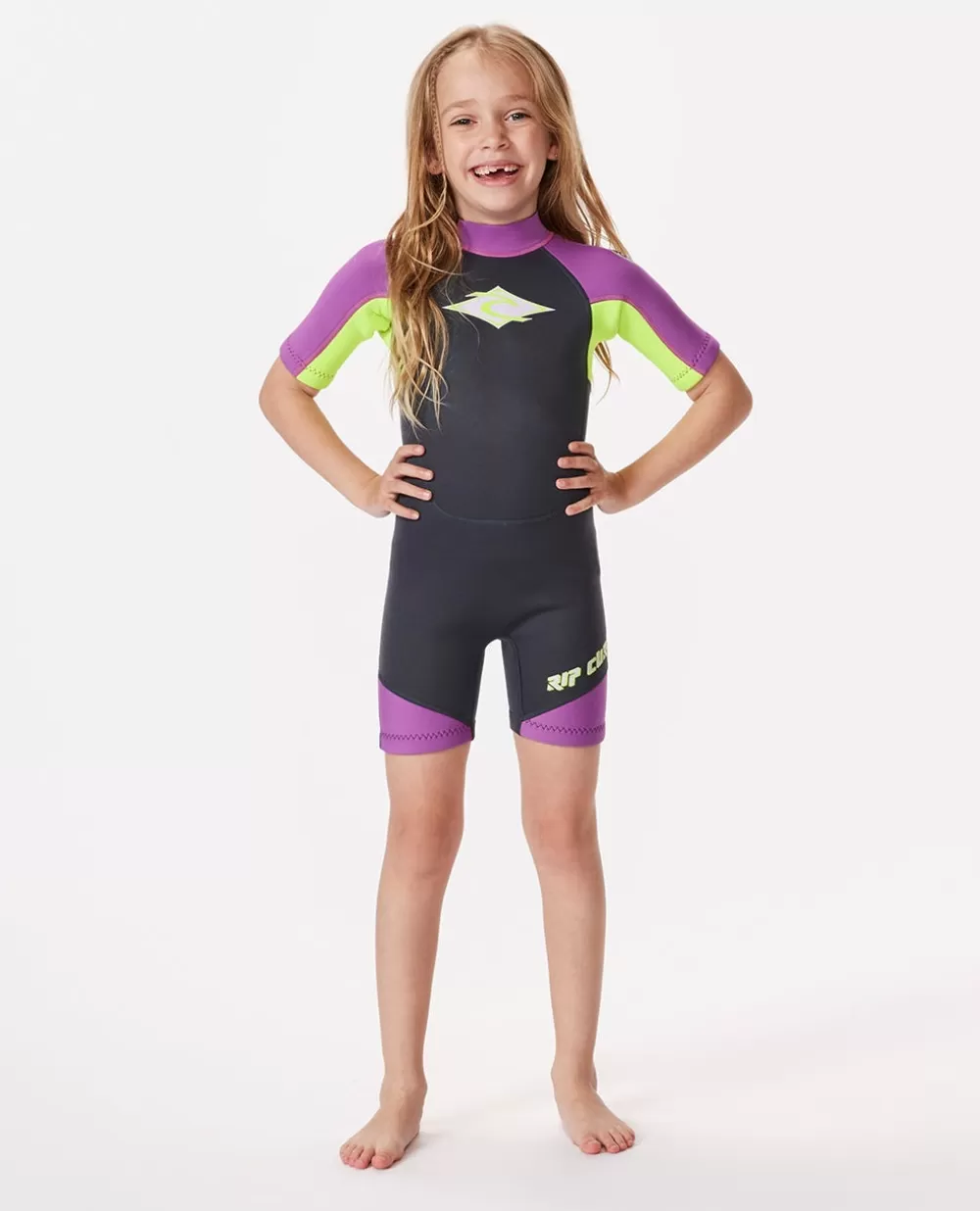 Rip Curl FATOS DEMERGULHOPARA RAPAZ | Fatos de primavera>Mola De Fecho De Correr Traseira Groms Omega