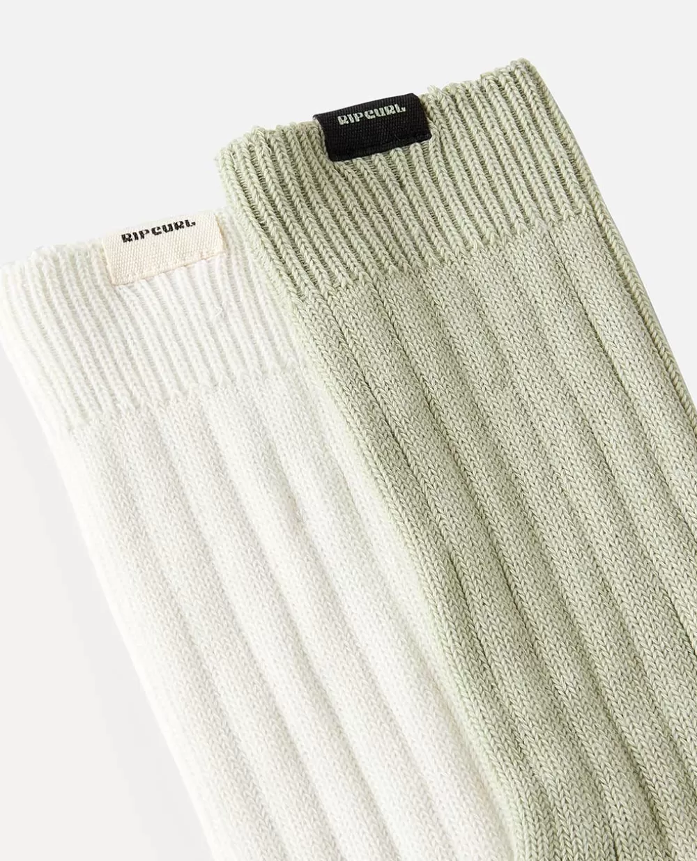 Rip Curl Vestuário | Acessórios>Pack De 2 Meias De Cano Médio Salt Water Culture Sage