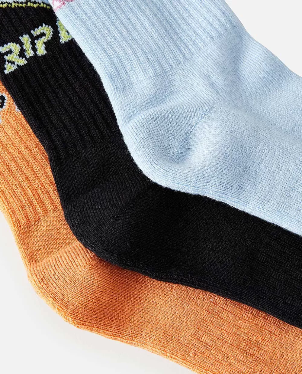 Rip Curl VESTUARIOPARA RAPAZ | Acessórios>Pack De 3 Meias De Cano Médio Diamond Para Rapaz
