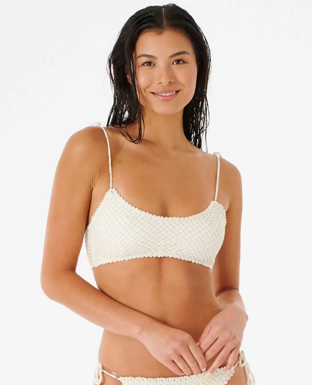 Rip Curl FATOS DEBANHO | Partes de cima de biquínis>Parte De Cima De Biquíni Em Croché Oceans Together Crop Shell