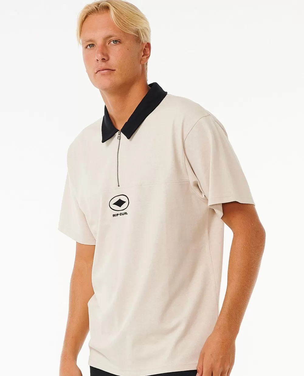Rip Curl Vestuário | Camisas e polos>Pólo De Produtos De Surf De Qualidade Vintage White