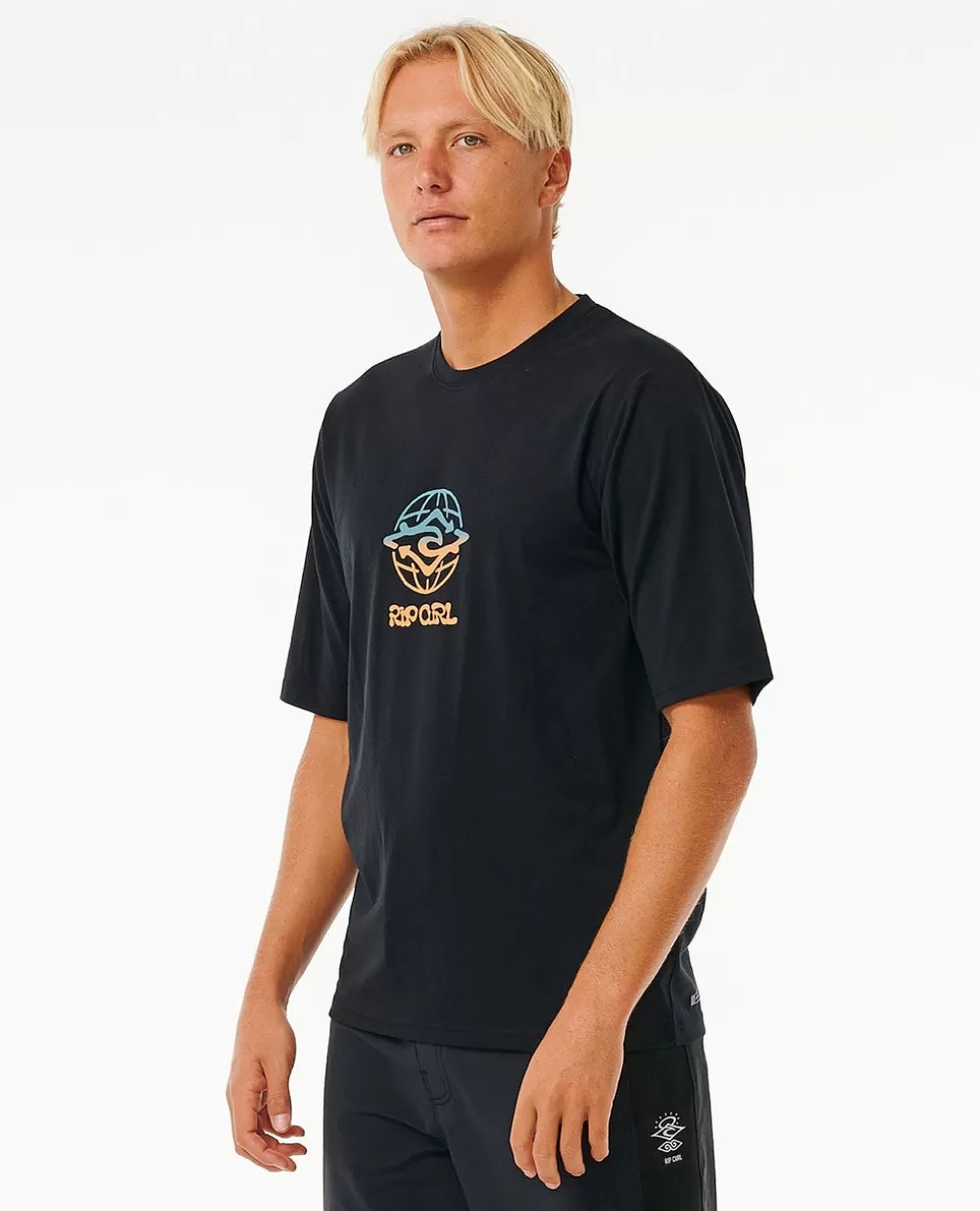 Rip Curl ROUPA DE MERGULHO | Camisolas em rash>Salt Water Culture Globe Colete De Manga Curta Com Proteção UPF