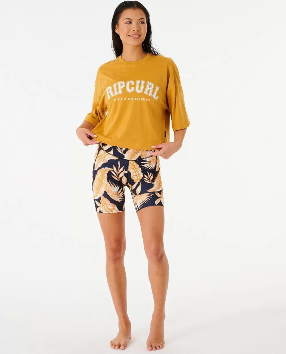 Rip Curl T-shirts e manga cava | Vestuário ativo>T-shirt Seacell Crop Heritage