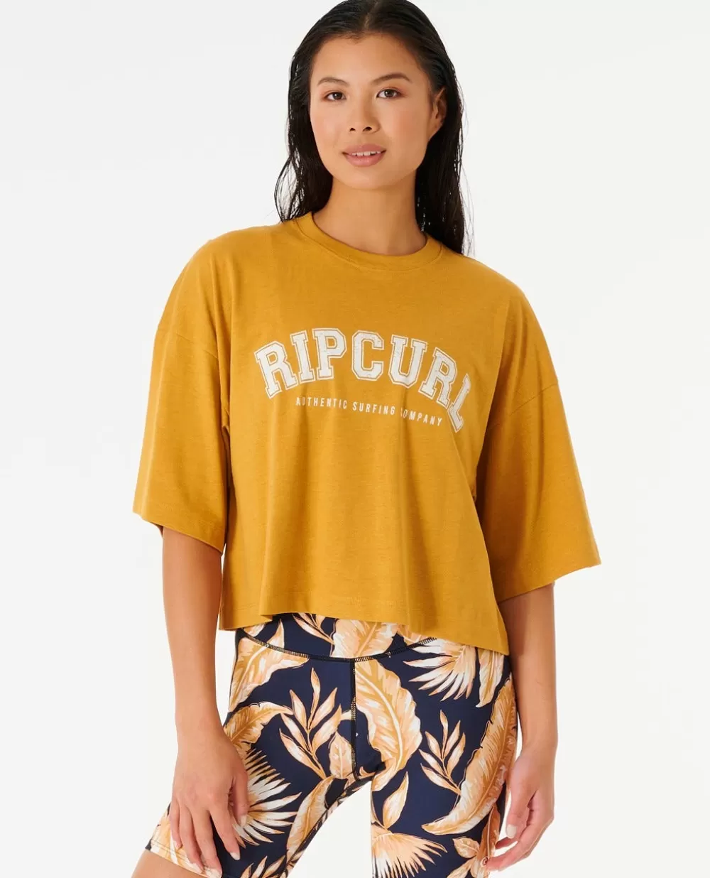 Rip Curl T-shirts e manga cava | Vestuário ativo>T-shirt Seacell Crop Heritage
