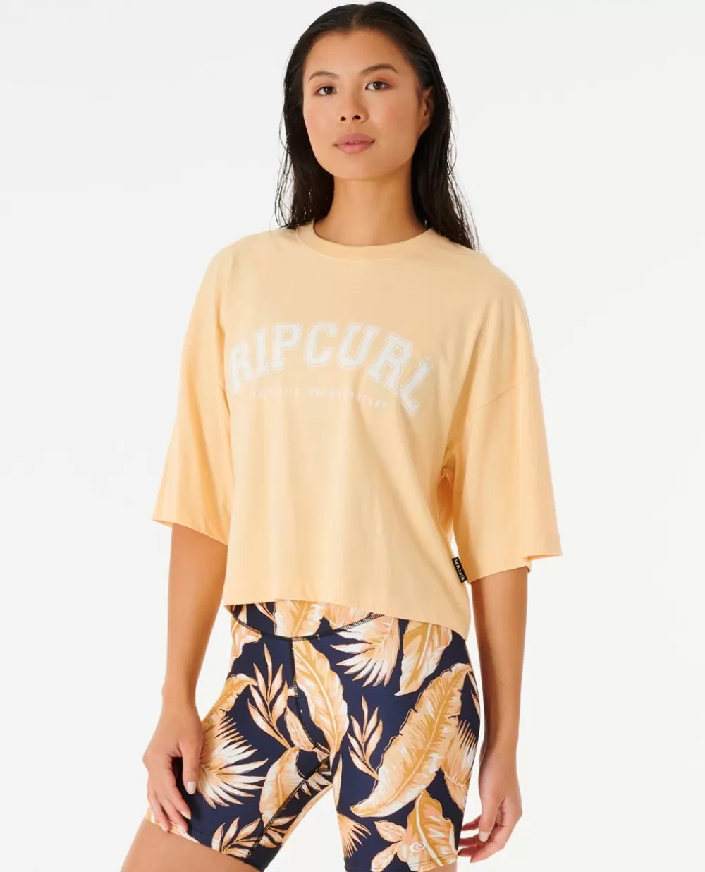 Rip Curl T-shirts e manga cava | Vestuário ativo>T-shirt Seacell Crop Heritage