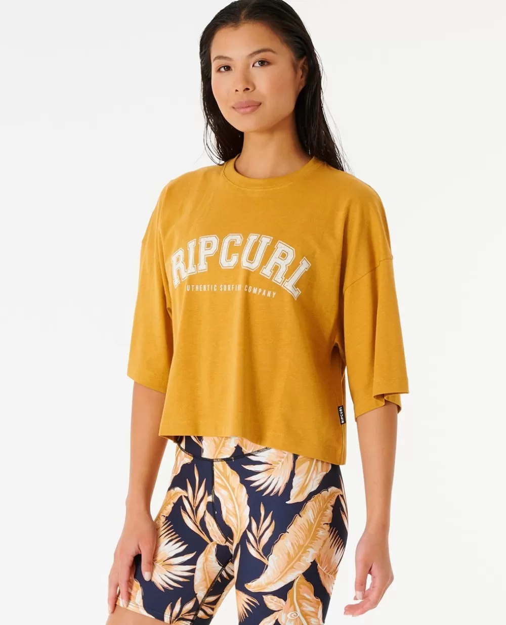 Rip Curl T-shirts e manga cava | Vestuário ativo>T-shirt Seacell Crop Heritage