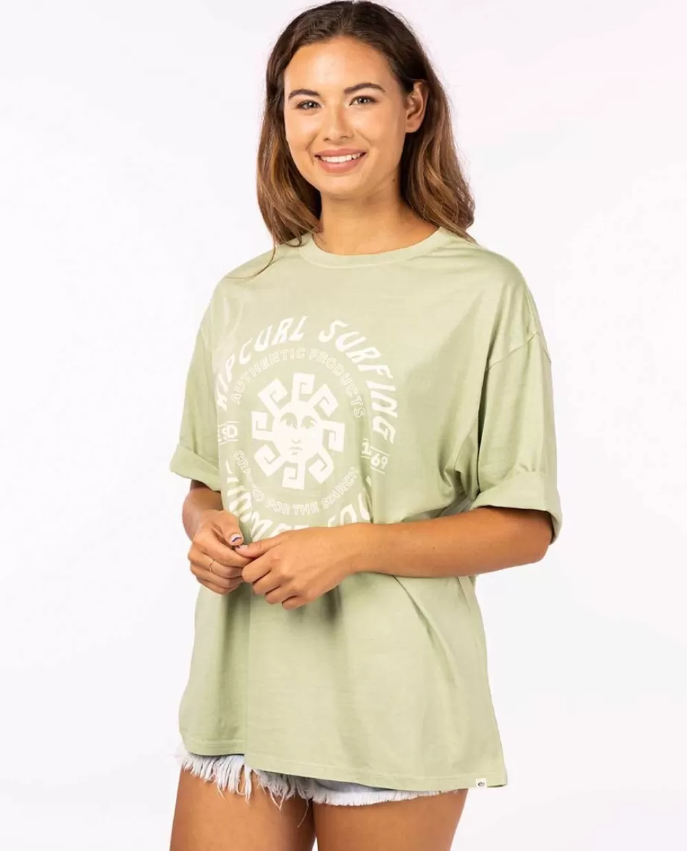 Rip Curl T-shirts e manga cava>T-shirt Summer Soul Heritage Mid Green