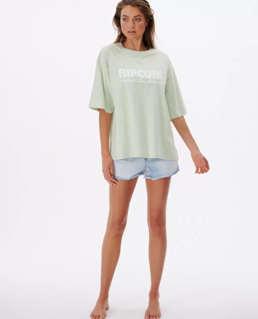 Rip Curl T-shirts e manga cava>T-shirt Surf Spray Heritage Mint