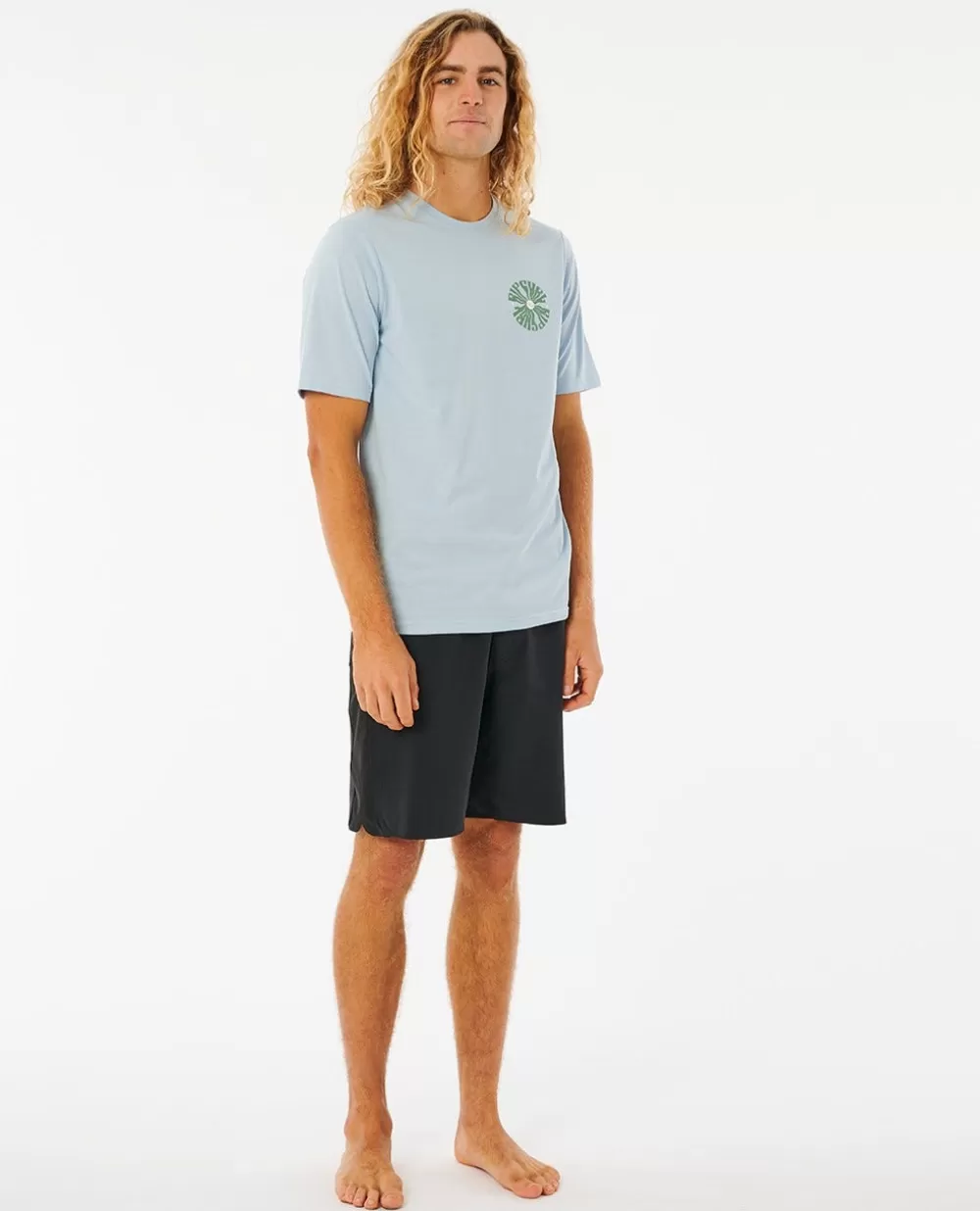 Rip Curl ROUPA DE MERGULHO | Camisolas em rash>T-shirt UV Salt Water Culture Psyche Circles De Manga Curta